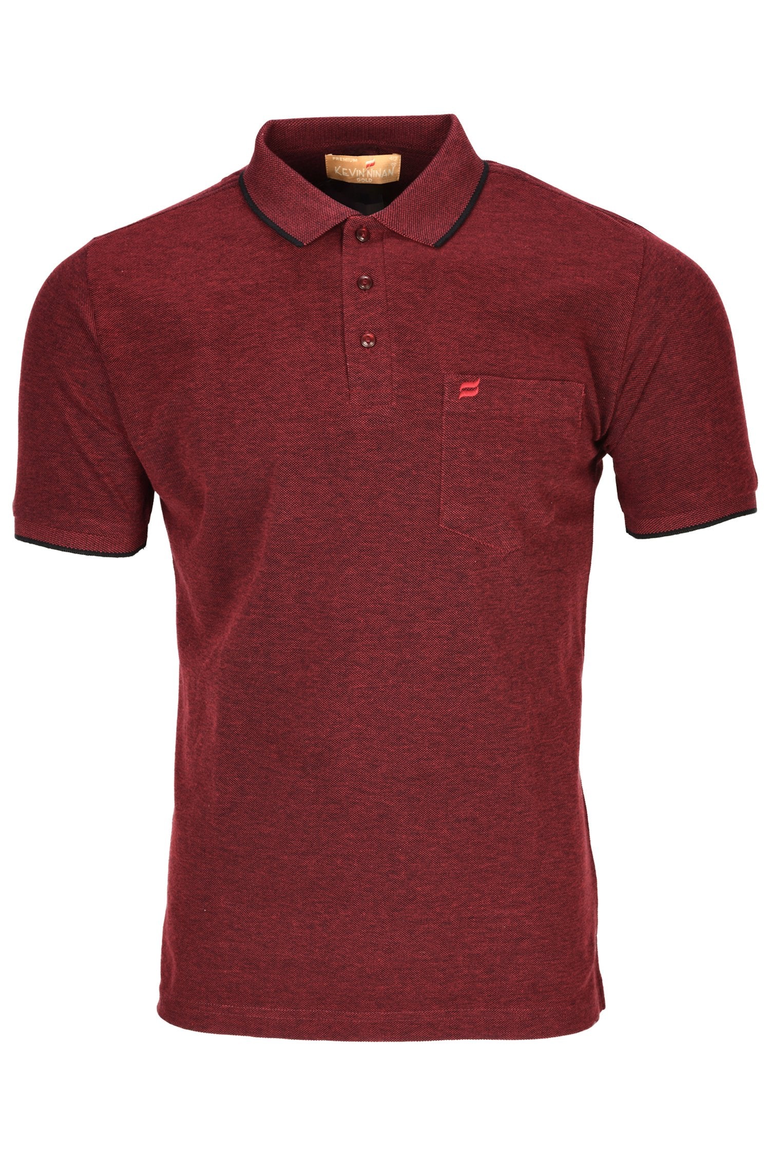 Kevin Ninan Dual tone Maroon basic polo