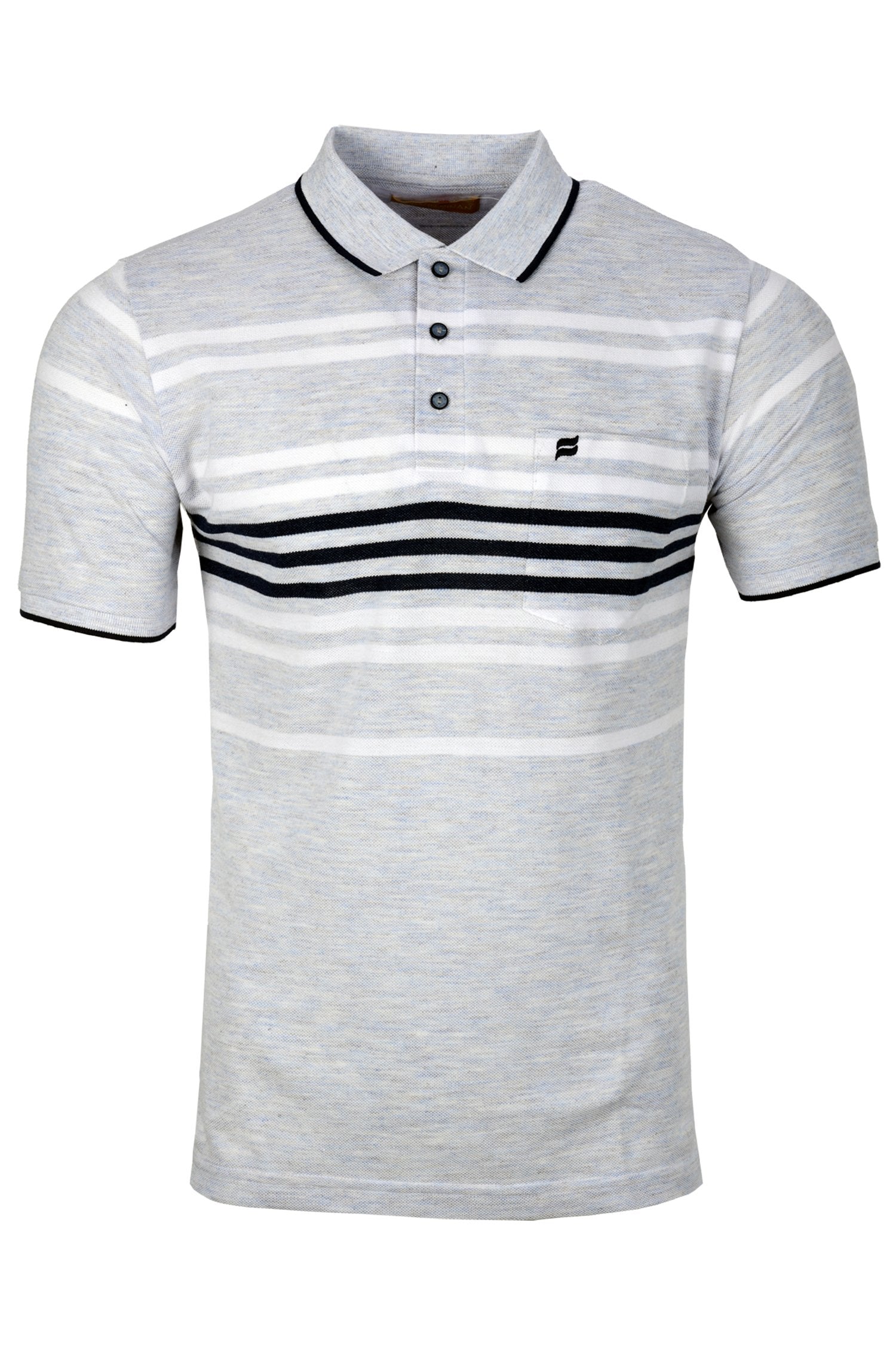 Kevin Ninan multistripe blue-grey