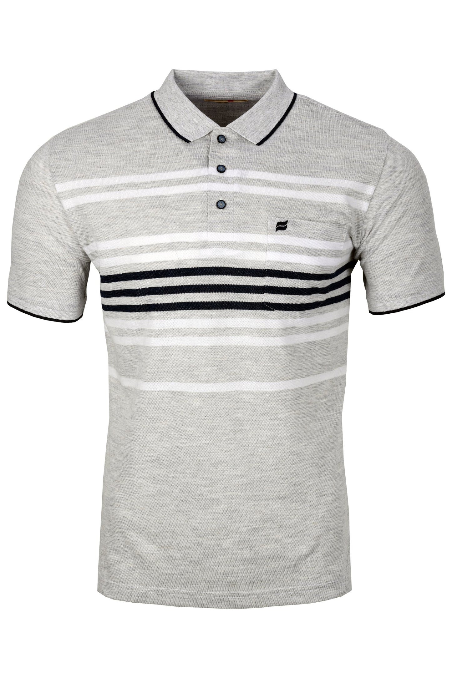 Kevin Ninan multistripe melange grey